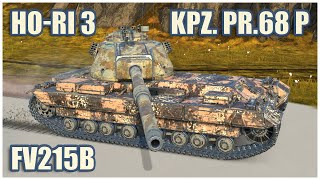 FV215b HoRi Type III amp Kpz Pr68 P • WoT Blitz Gameplay [upl. by Alletnahs]