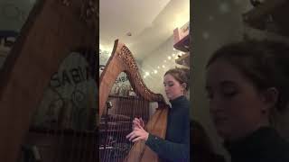 Celia Connellan  The Rectory Reel on harp [upl. by Anemaj267]