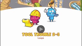 Puzzles Level 23 \ CodeSpark Academy learn Loops in Tool Trouble  Gameplay Tutorials [upl. by Rasec]