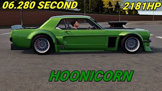 HOONICORN DRAG TUNE  2181HP 1999NM  CAR PARKING MULTIPLAYER 2 [upl. by Anyg]