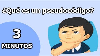 Qué es un pseudocódigo  En 3 minutos 👨🏻‍💻👨🏻‍💻 👨🏻‍💻👨🏻‍💻 [upl. by Berlauda]