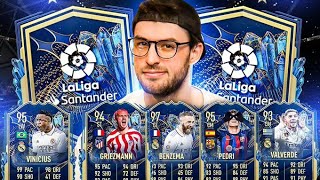 25 x La Liga Guaranteed TOTS Packs [upl. by Nuoras]