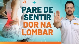 COMO MELHORAR A DOR NA LOMBAR COM APENAS 1 EXERCÍCIO  Fisioprev [upl. by Annayak]