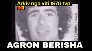 Agron Berisha  Arkiv 1976 nga TVP [upl. by Nnylrac]