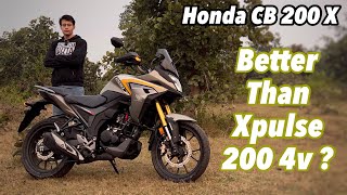 Honda CB 200 X Review  Better Than Hero Xpulse 200 4V [upl. by Erland899]