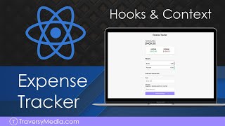 Build an Expense Tracker  React Hooks amp Context API [upl. by Hsemar]