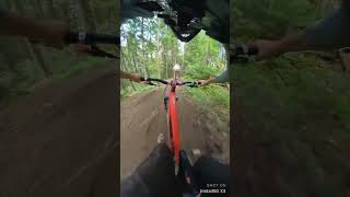 Riding the sick Black run at Morzine bike mtb mountainbike morzine santacruz insta360 dhmtb [upl. by Ynamreg]