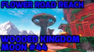 Super Mario Odyssey  Wooded Kingdom Moon 44  Flower Road Reach [upl. by Trabue]