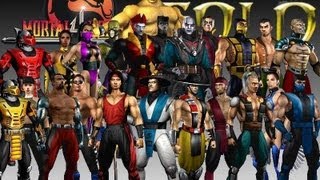 Mortal Kombat Gold  All Ending Cutscenes HD [upl. by Drake]