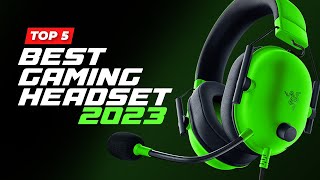 TOP 5 BEST GAMING HEADSETS 2023 [upl. by Ecirtnom]