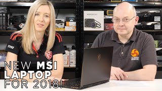 MSI GS65 6 CORE Laptop 2018 144hz Engineering Sample FIRST LOOK [upl. by Anirdna]