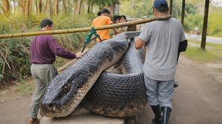 ULAR RAKSASA DI BONGKOK WARGA SULAWESIInikah Ular Terbesar di dunia [upl. by Fanni680]