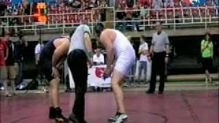 USAW Junior Folkstyle Nationals 285 pound final  Matthew Wyss vs Taylor Henry [upl. by Kcirttap]