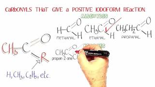 Carbonyls 8 Iodoform test for CH3COR structures [upl. by Cissy]