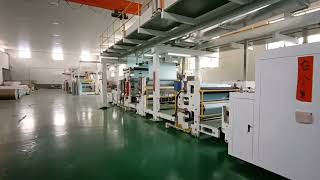 Silicon Coated Glassine Paper productin line [upl. by Ellehsem]