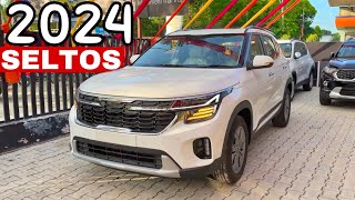 NEW 2024 KIA SELTOS HTX MOST VALUE FOR MONEY VARIANT  NEW KIA SELTOS HTX 2024 TOP MODEL WHITE [upl. by Paz]