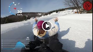 Glissades sur tube Sommet Saint Sauveur [upl. by Egide]