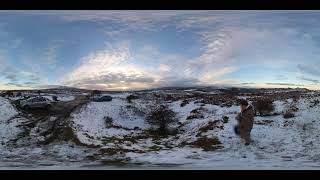 Dartmoor in the snow  360 LIVE insta360 [upl. by Eliades507]