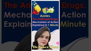 AzolesThe Antifungal drugs Mechanism of ActionExplained in 1 minazolesneet pgshortspharma [upl. by Valerio]