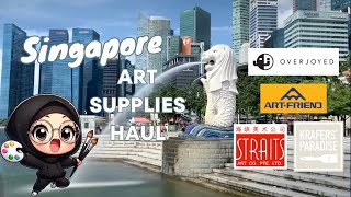 Singapore Art Supplies Haul Art Trip to Singapore  Visilyas Art Vlog [upl. by Zullo]