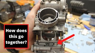 The Forgotten Carb Kit The Right Way to Reassemble an FCR Carb YZ450F Bucket Bike Project Pt5 [upl. by Purvis]