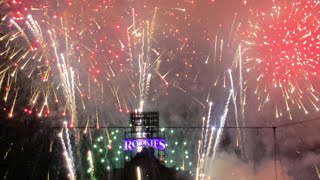 Rockies Fireworks Show July 1st 2023  Full Show 💥 🎆 ⚾️ coloradorockies [upl. by Esinet]