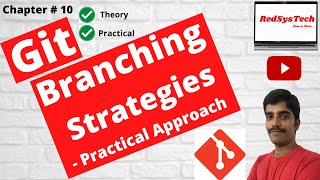 10 Github branching and merging strategy  Git branching strategy  GitHub tutorial GitRedSysTech [upl. by Wadesworth933]