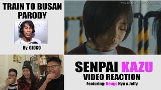 VIDEO REACTIONquotTRAIN TO BUSAN PARODY BY GLOCOquot SENPAI KAZU [upl. by Gabbie]