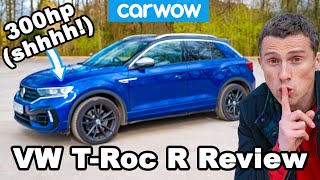 VW TRoc R review  its a Golf R in sheeps clothing [upl. by Egiarc]