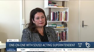 Oneonone with SDUSD acting superintendent [upl. by Dinnage752]