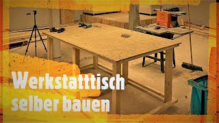 Werkstatttisch selber bauen [upl. by Ezra]