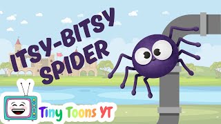 Itsy Bitsy Spider  TinyToons Nursery Rhymes amp Kids Songs [upl. by Anelah974]