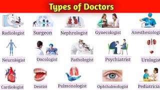 Types of Doctors  Different Types of Specialist Doctor doctor [upl. by Ihel]