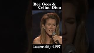 Bee Gees amp Celine Dion quotImmortalityquot Live 1997 shorts [upl. by Greenwald]