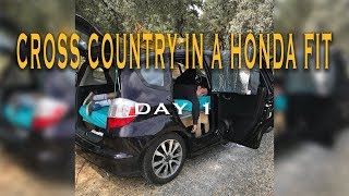 Cross Country Road Trip  Honda Fit Camper [upl. by Annawek500]