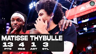 MATISSE THYBULLE DROPS 13PTS vs ROCKETS FULL HIGHLIGHTS [upl. by Enirolf400]