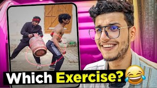 Ye Kaisi Exercise Hai Fitness Influencers Have Gone Crazy [upl. by Dorman953]