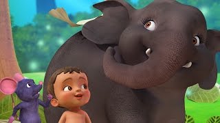 Hathi Raja  Hindi Rhymes amp Baby Songs for Children  Infobells [upl. by Corette]