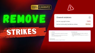 REMOVE STRIKE ON YOUR YOUTUBE CHANNEL strike remove [upl. by Hidie638]