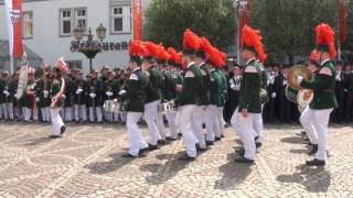 Parade der Junggesellen Fronleichnam 2016 [upl. by Aniret205]