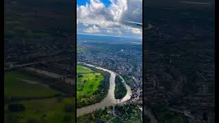 Thames River  Sky view of Thames River  Sky view of London  UK  London views  Dream butterflies [upl. by Eilis]