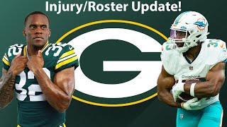 Green Bay Packers Place RB on IR  Sign RB to Roster [upl. by Aimej]