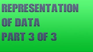 Musically Representation of Data part 3 of 3 [upl. by Ane]