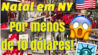 Um dia Comigo em NY lojas de Natal presentes por menos de 10 dólares rotina da manhã e mais [upl. by Spring]