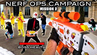 NERF OPS FORTNITE CAMPAIGN  MISSION 2 Nerf First Person Shooter [upl. by Letnuahs413]