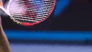 Shot Of The Day Roger Federer  Australian Open 2013 [upl. by Yks]