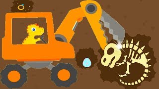 Dinosaur Digger 3  The Truck Kids Game  Play Fun Dinosaur Digger Game For Kids By Yateland [upl. by Buell]