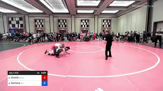 182 Kg Round Of 32  Joshua Cordio Massachusetts Vs Justin Soriano WT Clarke High School Wrest [upl. by Colyer]