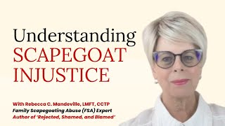 Scapegoat Injustice Understanding the Pain of Family Scapegoating Abuse FSA scapegoat cptsd [upl. by Edgell328]