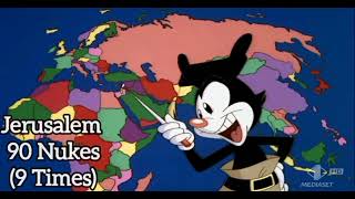 Yakkos World But For Every 10100 Nukes a Country has Its Repeated Once geography countries [upl. by Marline]